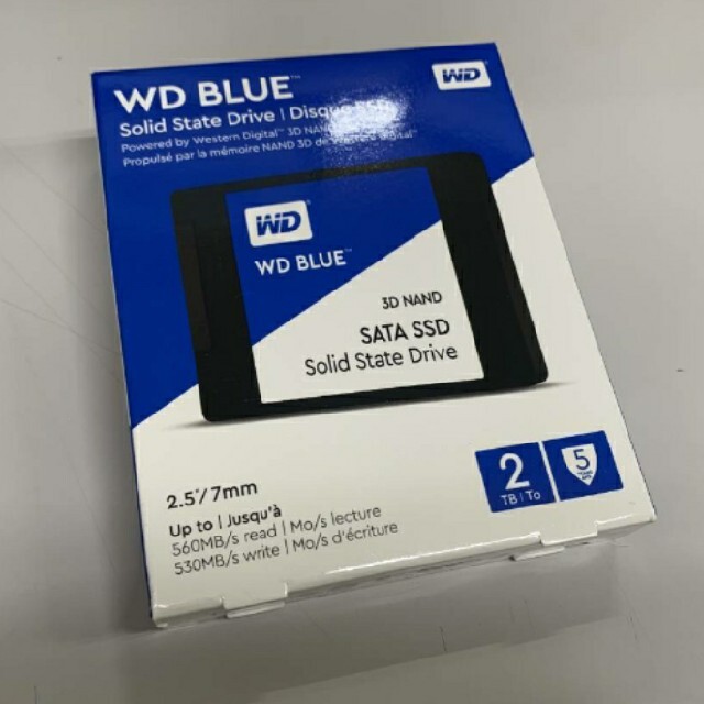 Western Edition(ウエスタンエディション)のWestern Digital SSD 2TB WD Blue 未開封 スマホ/家電/カメラのPC/タブレット(PCパーツ)の商品写真