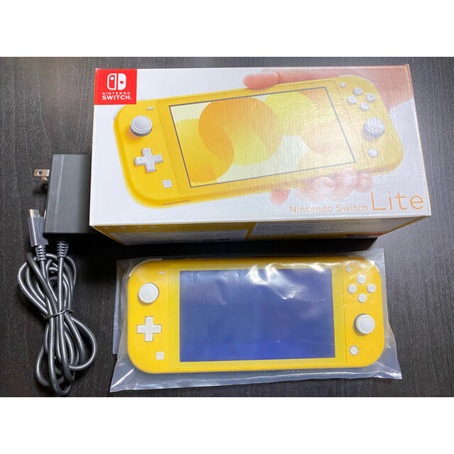 Switch  lite スイッチ　ライト本体　イエロー動作確認済みフィルム