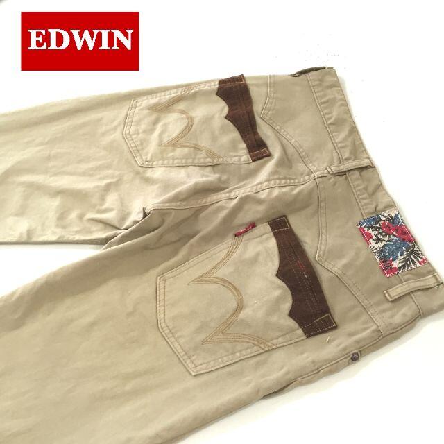 EDWIN(エドウィン)のEDWIN クロップドストレッチチノパンツW30約82cm メンズのパンツ(チノパン)の商品写真