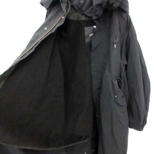 エイトン 18AW AIR VENTILE フィッシュテールモッズコート 4 黒