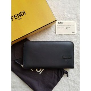 フェンディ(FENDI)のFENDI フェンディ Bag Bugs バッグバグズ ジップ 長財布(長財布)