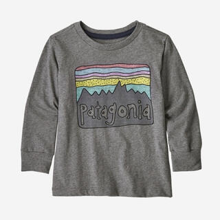 パタゴニア(patagonia)のpatagonia ベビー・ロングスリーブ・グラフィック・オーガニック・Tシャツ(Tシャツ/カットソー)