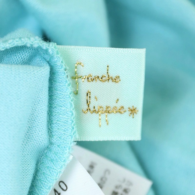 franche lippee(フランシュリッペ)のフランシュリッペ Tシャツ カットソー 袖フリル 半袖 レディースのトップス(Tシャツ(半袖/袖なし))の商品写真