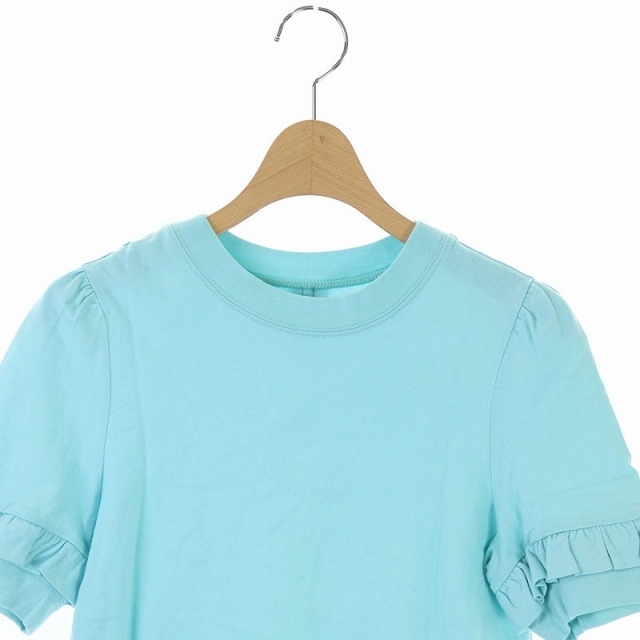 franche lippee(フランシュリッペ)のフランシュリッペ Tシャツ カットソー 袖フリル 半袖 レディースのトップス(Tシャツ(半袖/袖なし))の商品写真