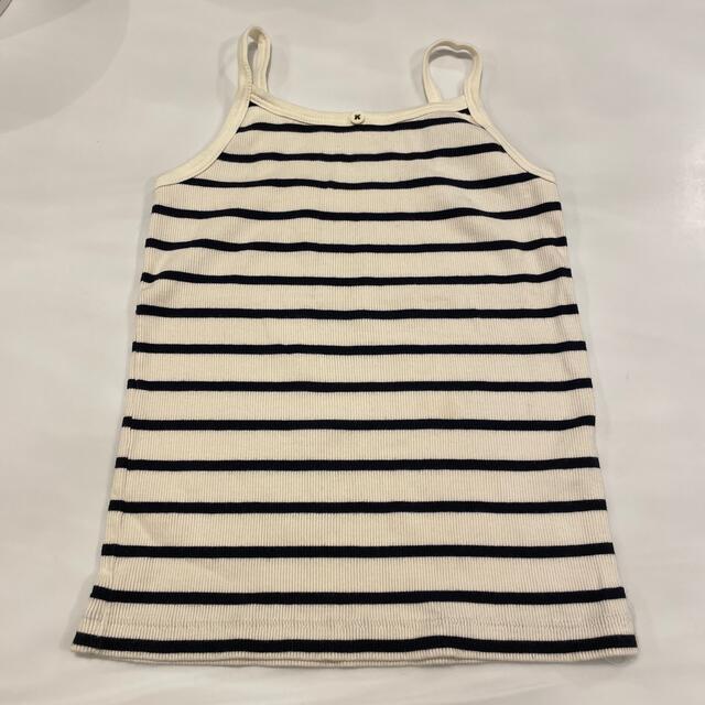 PETIT BATEAU(プチバトー)のプチバトーキャミソール万能3色セット🎽ブランド表記140㎝／個人の見解120㎝ キッズ/ベビー/マタニティのキッズ服女の子用(90cm~)(下着)の商品写真