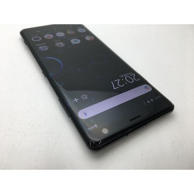 SONY(ソニー)のSIMフリー上美品au Xperia XZ3 SOV39 ブラック 516 スマホ/家電/カメラのスマートフォン/携帯電話(スマートフォン本体)の商品写真