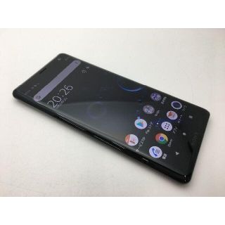 ソニー(SONY)のSIMフリー上美品au Xperia XZ3 SOV39 ブラック 516(スマートフォン本体)