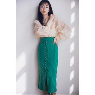 アメリヴィンテージ(Ameri VINTAGE)のMINAMI TANAKA×CLANE JACQUARDFLOWER SKIRT(ロングスカート)