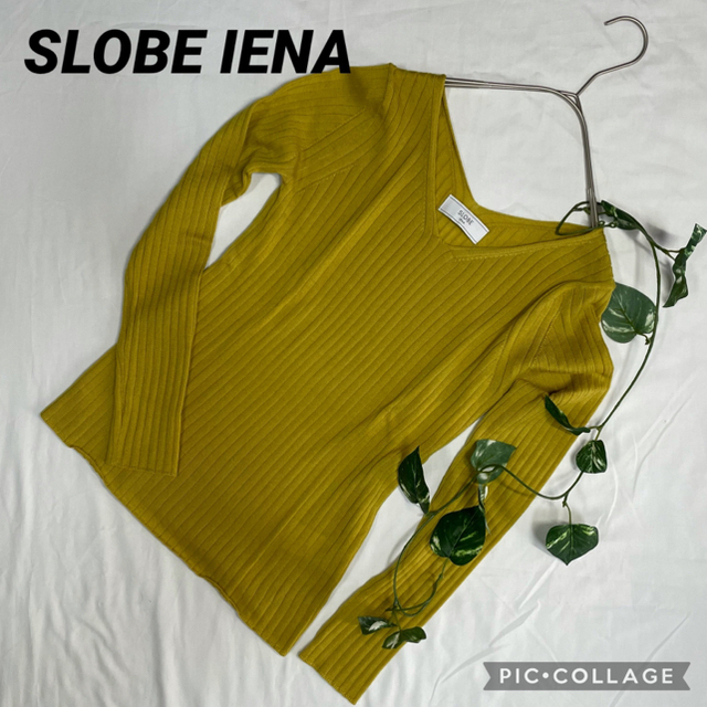 SLOBE IENA(スローブイエナ)の‼️SALE‼️SLOBE IENA ウォッシャブルリブ Vネックプルオーバー レディースのトップス(ニット/セーター)の商品写真