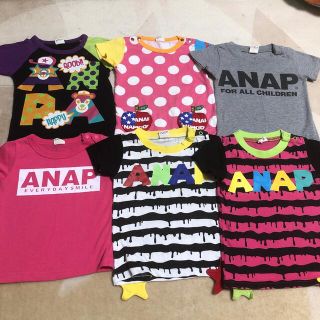 アナップキッズ(ANAP Kids)のANAP Tシャツ　6枚　80cm(シャツ/カットソー)