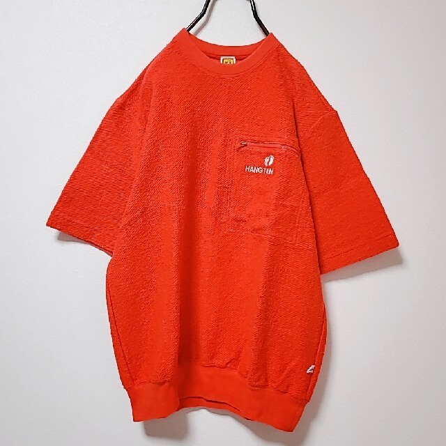 HANG TEN(ハンテン)の激レア ハンテン ヴィンテージ サマーニット Tシャツ HANGTEN 古着 メンズのトップス(Tシャツ/カットソー(半袖/袖なし))の商品写真