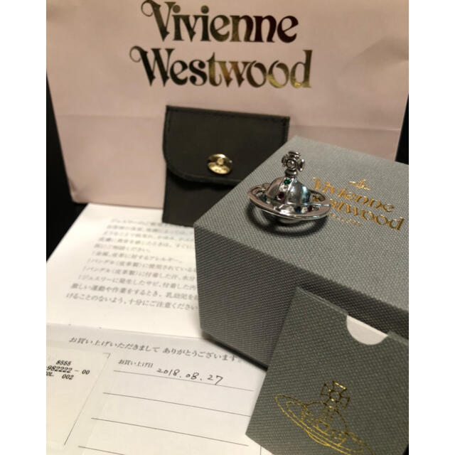 Vivienne Westwood(ヴィヴィアンウエストウッド)のVivienne Westwood ソリッド　オーブリング　販売証明書付 レディースのアクセサリー(リング(指輪))の商品写真