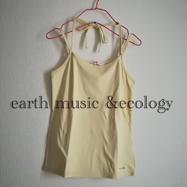 earth music & ecology(アースミュージックアンドエコロジー)のearthmusic&ecology ホルダー　キャミソール　綿　カットソー レディースのトップス(キャミソール)の商品写真