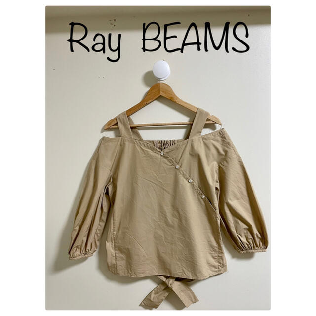 Ray BEAMS(レイビームス)のRay BEAMS 肩あきブラース オフィシャル レディースのトップス(シャツ/ブラウス(長袖/七分))の商品写真