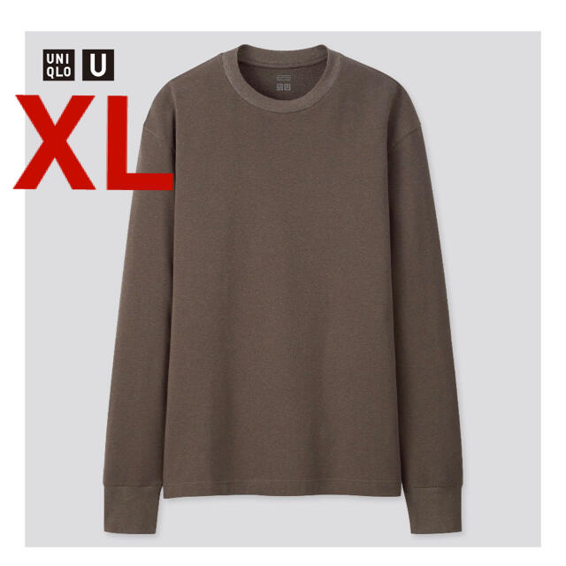 UNIQLO(ユニクロ)のヒートテックコットンクルーネックＴ(長袖) メンズのトップス(Tシャツ/カットソー(七分/長袖))の商品写真