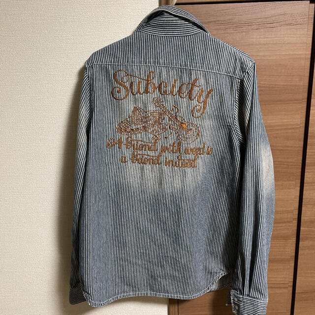 Subciety(サブサエティ)のSubciety ストライプ デニムシャツ メンズのトップス(シャツ)の商品写真