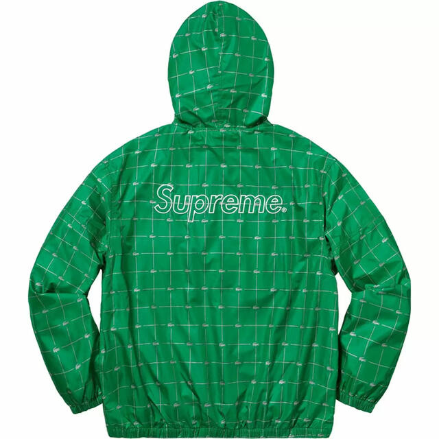 Supreme(シュプリーム)のSupreme x LACOSTE Grid Nylon Anorak XL メンズのジャケット/アウター(ナイロンジャケット)の商品写真