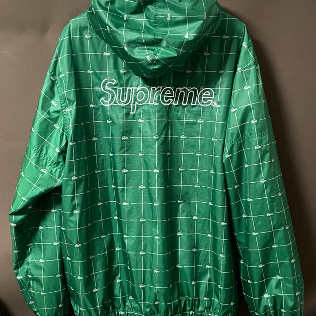 Supreme x LACOSTE Grid Nylon Anorak XL