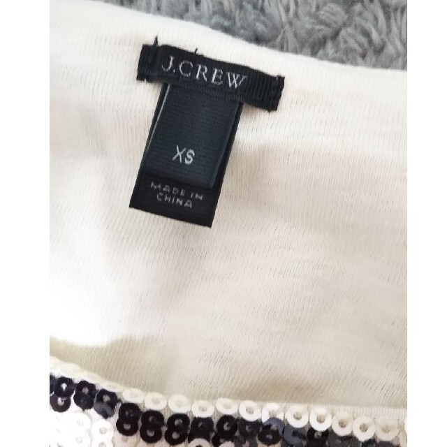 J.Crew(ジェイクルー)のジェイクルーJ Crewスパンコール トップス 日本未上陸 新品未使用 レディースのトップス(Tシャツ(半袖/袖なし))の商品写真