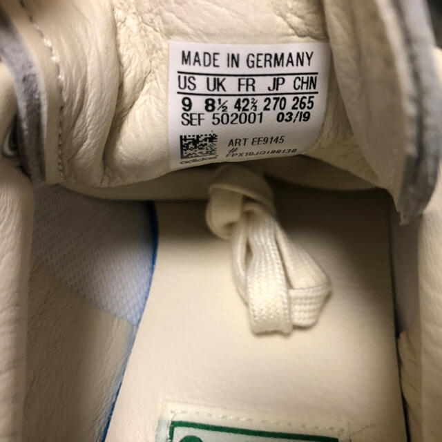 にはサイズ adidas - adidas STAN SMITH 27.0cm MADE IN GERMANYの通販 by aki19750824's shop|アディダスならラクマ ソフトな