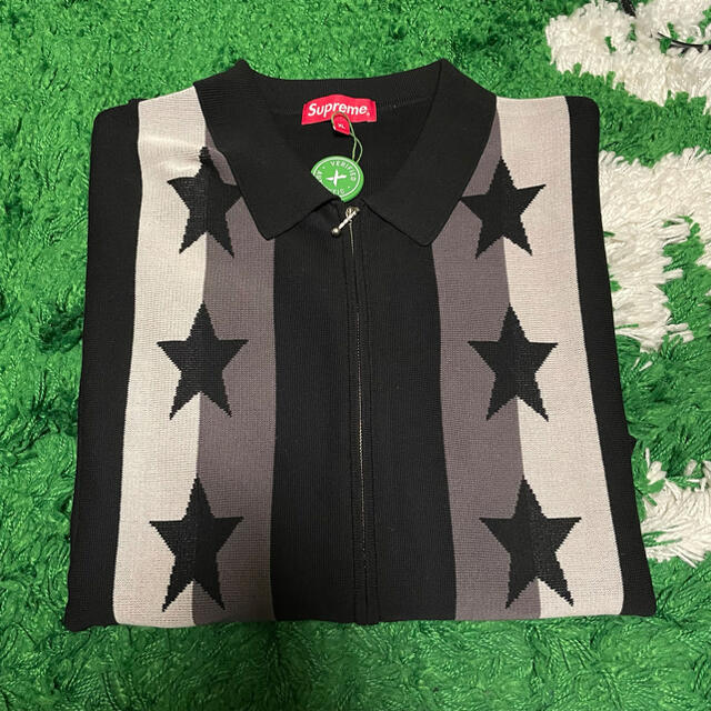 Supreme Stars Zip Up Sweater Polo XL | www.innoveering.net
