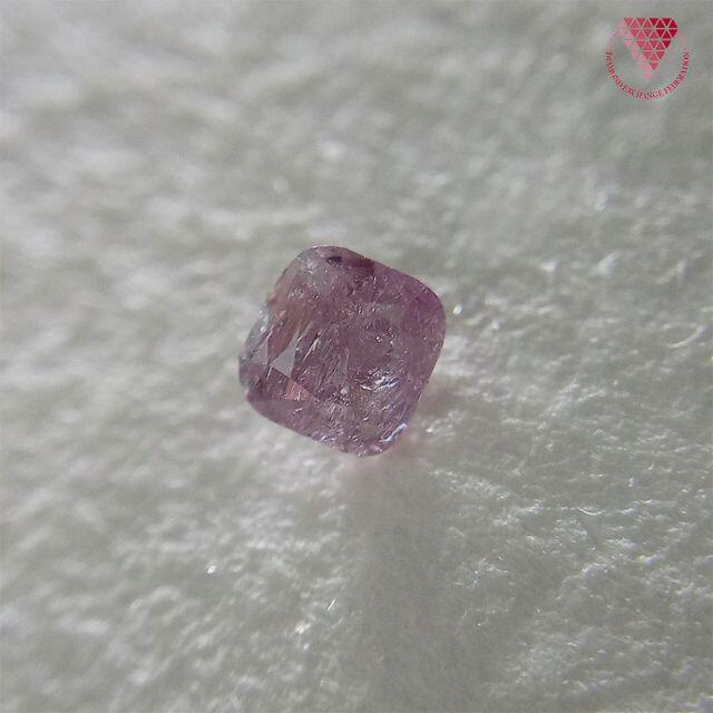 0.160 ct F. Brn.Pur. Pink 天然 ピンク ダイヤモンド