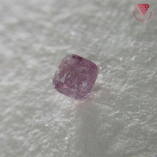 0.160 ct F. Brn.Pur. Pink 天然 ピンク ダイヤモンド(リング(指輪))