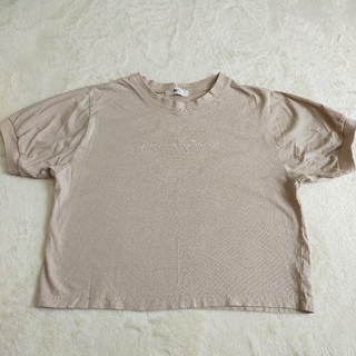 ウィゴー(WEGO)のwego 　ロゴTシャツ　パフスリーブ　ショート丈(Tシャツ(半袖/袖なし))