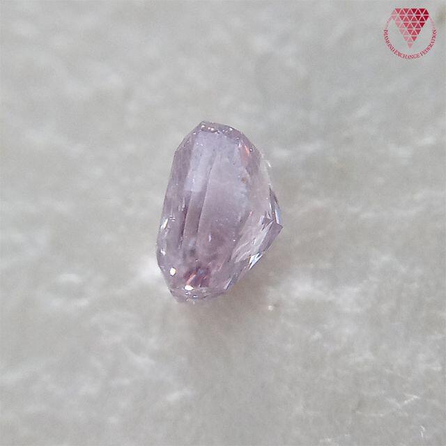 Fancy0.131 ct F. Brn.Pur. Pink 天然 ピンク ダイヤモンド