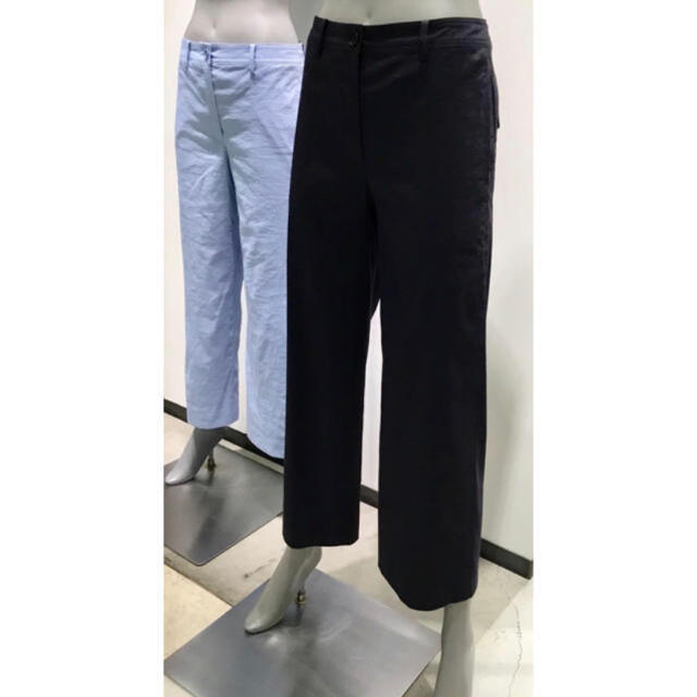 パンツTheory 18SS リネンストレート型パンツ