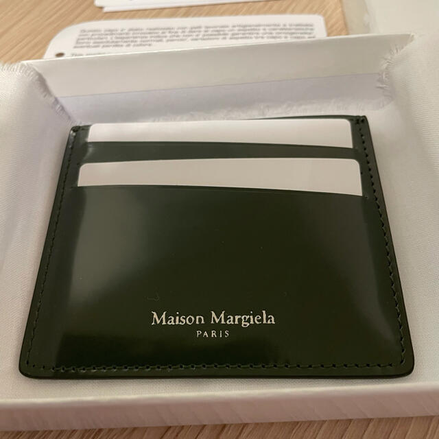 メゾンマルジェラ Maison Margiela カードケース グリーン コインケース/小銭入れ