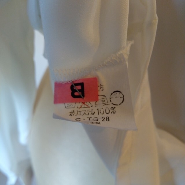 古着　昭和　レトロ　刺繍　襟　ブラウス　ホワイト　白　レディース　Ｌ レディースのトップス(シャツ/ブラウス(長袖/七分))の商品写真