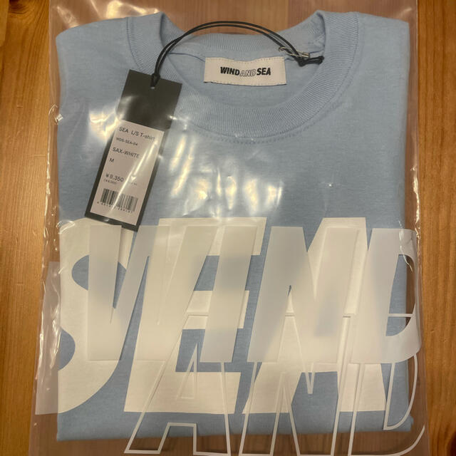 SEA(シー)のWIND AND SEA SAX ロンT ウィンダンシー　サックスブルー　M メンズのトップス(Tシャツ/カットソー(七分/長袖))の商品写真