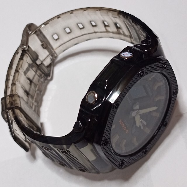 G-SHOCK用 2100.2110互換パーツセット ブラック スケルトン  メンズの時計(ラバーベルト)の商品写真