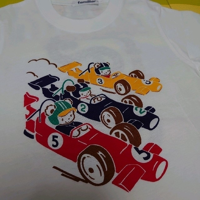 familiar(ファミリア)の未着用☆おはなしTシャツ☆110☆ファミリア キッズ/ベビー/マタニティのキッズ服男の子用(90cm~)(Tシャツ/カットソー)の商品写真