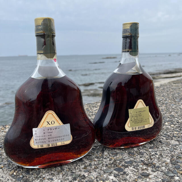 ジャス　ヘネシー XO 金キャップ　4本セット　hennessy xo  食品/飲料/酒の酒(ブランデー)の商品写真