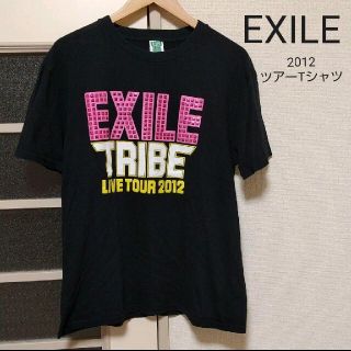 エグザイル(EXILE)のEXILE 2012ツアーTシャツ ブラック Lサイズ(Tシャツ/カットソー(半袖/袖なし))