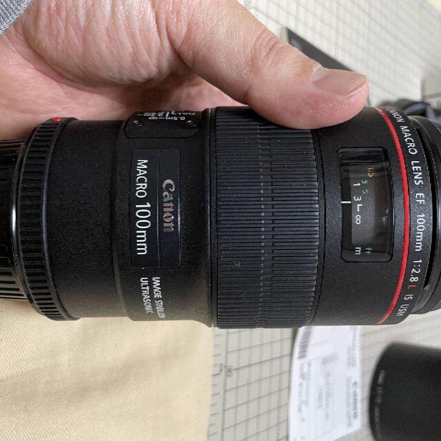 Canon(キヤノン)のCanon EF100mm F2.8L Macro IS USM スマホ/家電/カメラのカメラ(レンズ(単焦点))の商品写真