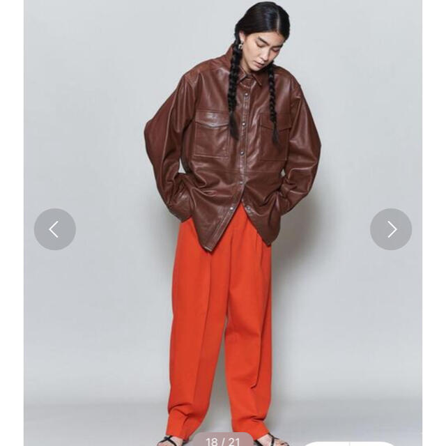 BEAUTY&YOUTH UNITED ARROWS(ビューティアンドユースユナイテッドアローズ)のroku 6 完売 KARSEY PANTS カルゼパンツ レディースのパンツ(カジュアルパンツ)の商品写真