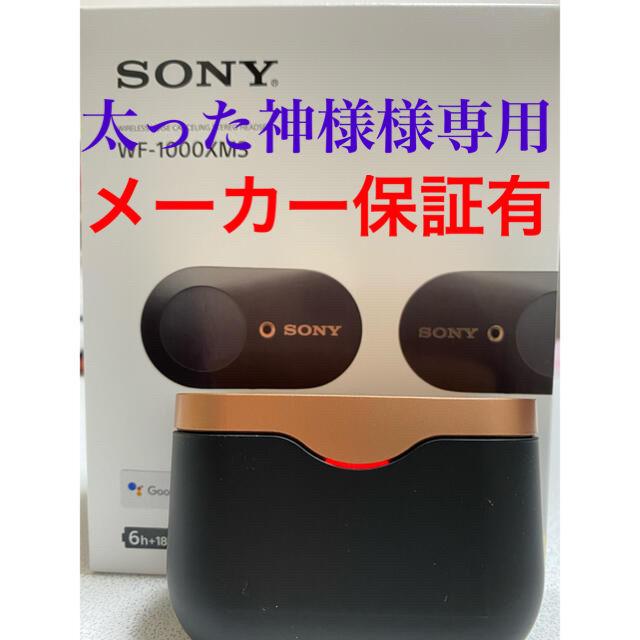 SONY WF-1000XM3 ノイズキャンセリングワイヤレスイヤホン