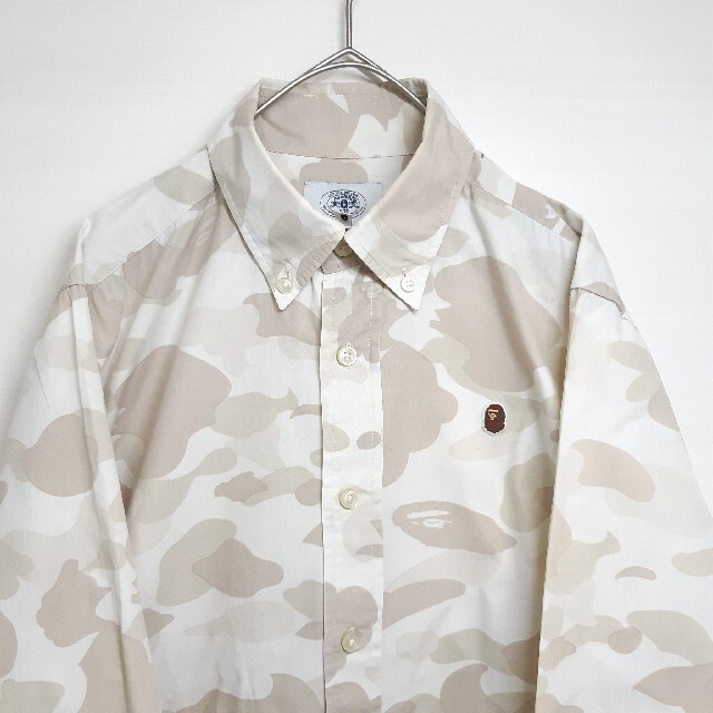 A BATHING APE(アベイシングエイプ)のA BATHING APE エイプ 迷彩 カモ柄 カモフラ 長袖 シャツ M メンズのトップス(シャツ)の商品写真