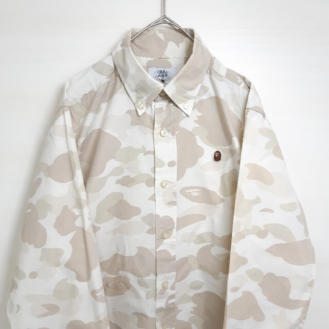 A BATHING APE(アベイシングエイプ)のA BATHING APE エイプ 迷彩 カモ柄 カモフラ 長袖 シャツ M メンズのトップス(シャツ)の商品写真