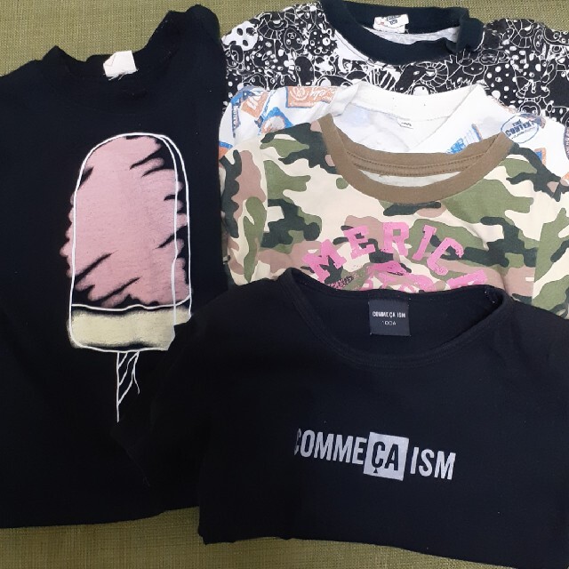 COMME CA ISM(コムサイズム)の匿名配送　Tシャツ　100cm　ユーズド　コムサイズム キッズ/ベビー/マタニティのキッズ服女の子用(90cm~)(Tシャツ/カットソー)の商品写真