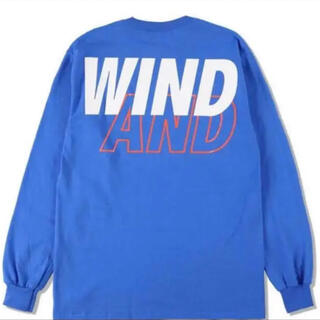 シー(SEA)のWIND AND SEA L/S T-SHIRT / Blue-White XL(Tシャツ/カットソー(七分/長袖))