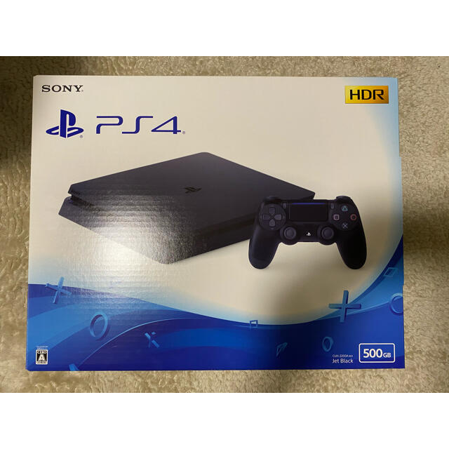 ps4 本体 500GB jet black SONY プレステ4 エンタメ/ホビーのゲームソフト/ゲーム機本体(家庭用ゲーム機本体)の商品写真