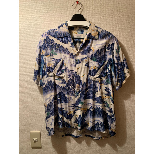 vintage アロハシャツ ペニーズ 60s ハワイアンシャツ　和柄