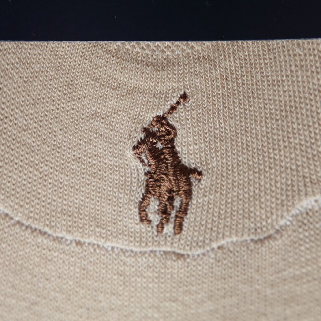 POLO RALPH LAUREN(ポロラルフローレン)のPOLOラルフローレンのレディースのフットカバー3足セット【新品】ベージュ レディースのレッグウェア(ソックス)の商品写真