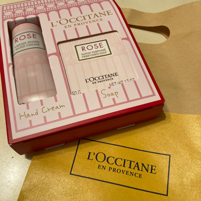 L'OCCITANE(ロクシタン)の【新品】ロクシタン　ハンドクリーム　ローズ コスメ/美容のボディケア(ハンドクリーム)の商品写真