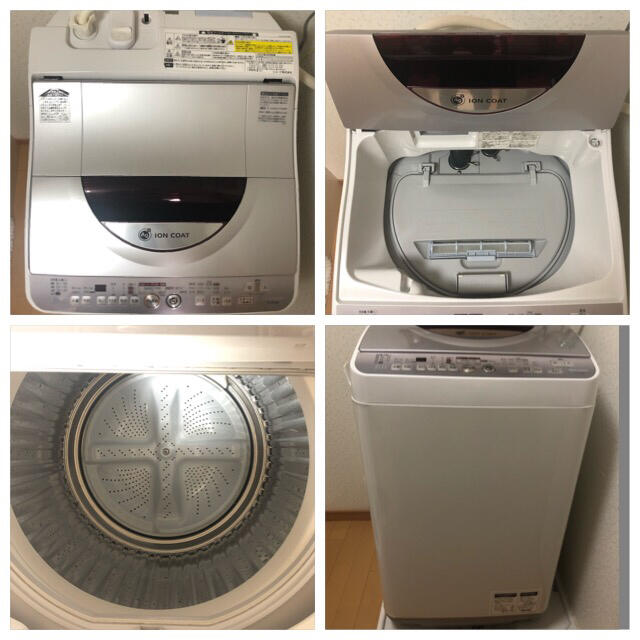 洗濯機シャープ Ag+イオンコート搭載 6kgヒーター乾燥付き洗濯機