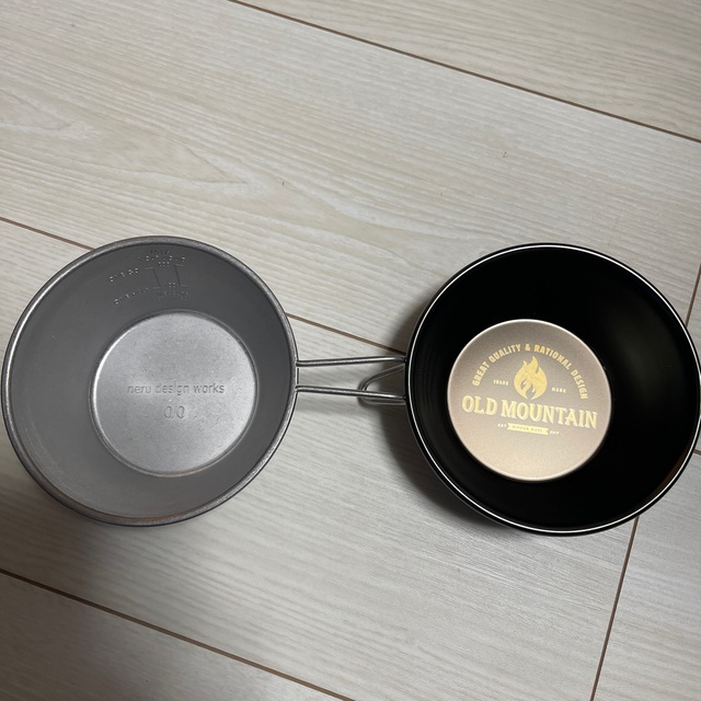 新品未使用 neruシェラカップ oldmountainシェラカップセット 食器 日本国内正規品 シェラカップ ブラック オールドマウンテン MOUNTAIN OLD 調理器具